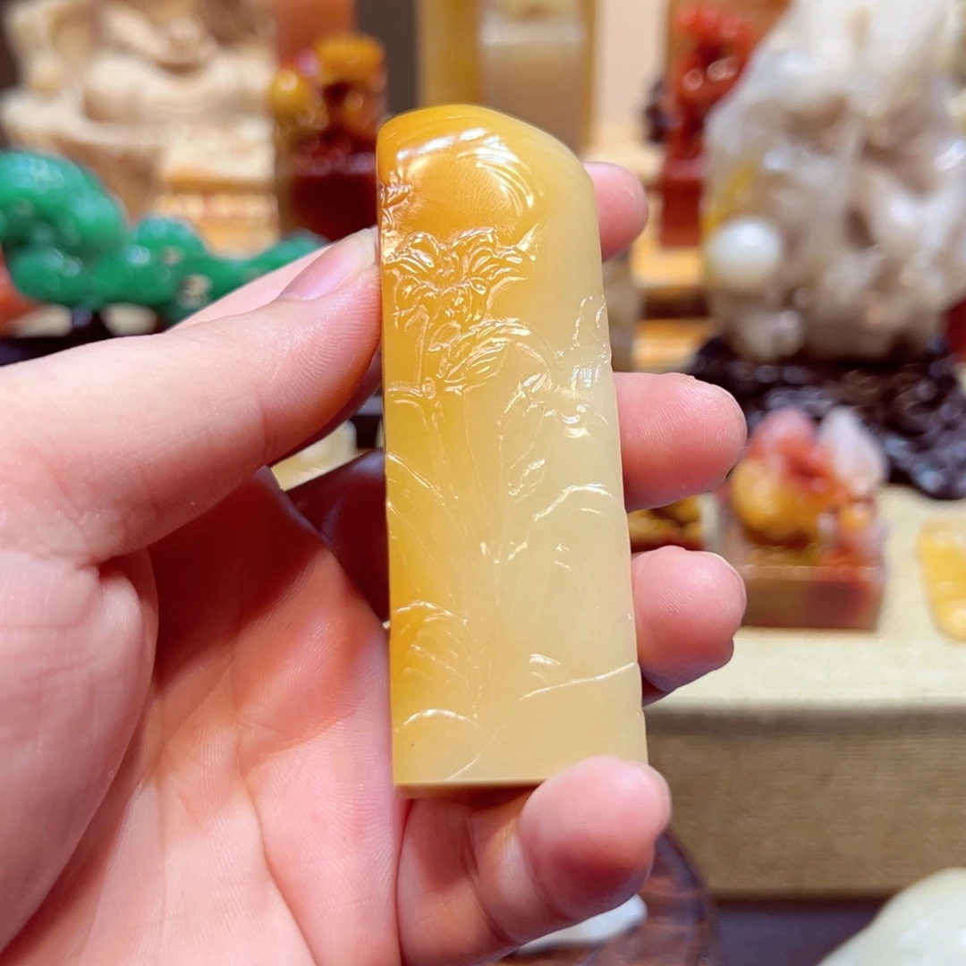 寿山石印石汶洋薄意