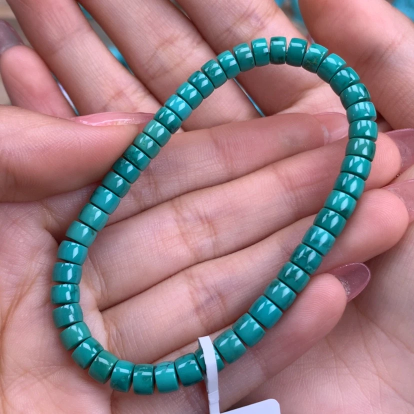 【闪购商品】绿松石直切手串5.5未镶嵌