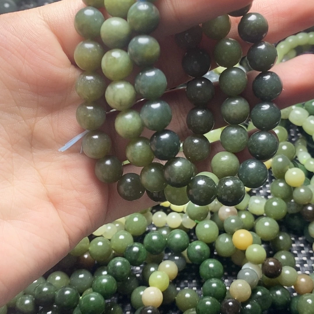 和田玉未镶嵌手串拍一发一