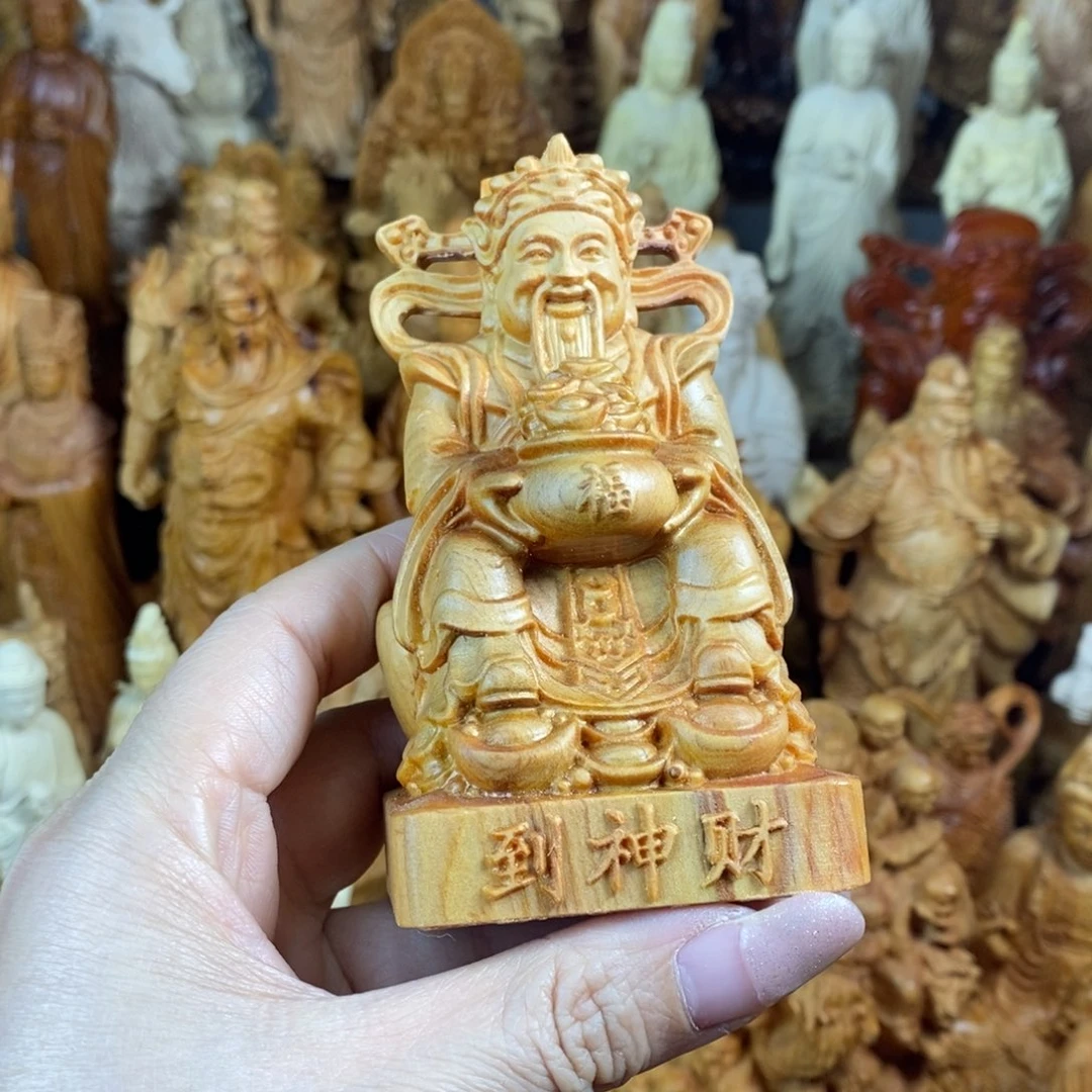 木崖柏全品10高坐财神到