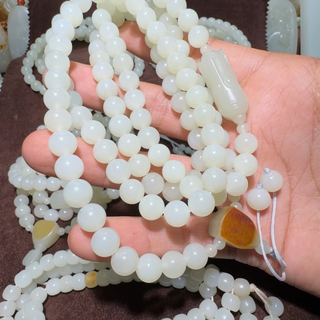 张***峰和田玉未镶嵌项链