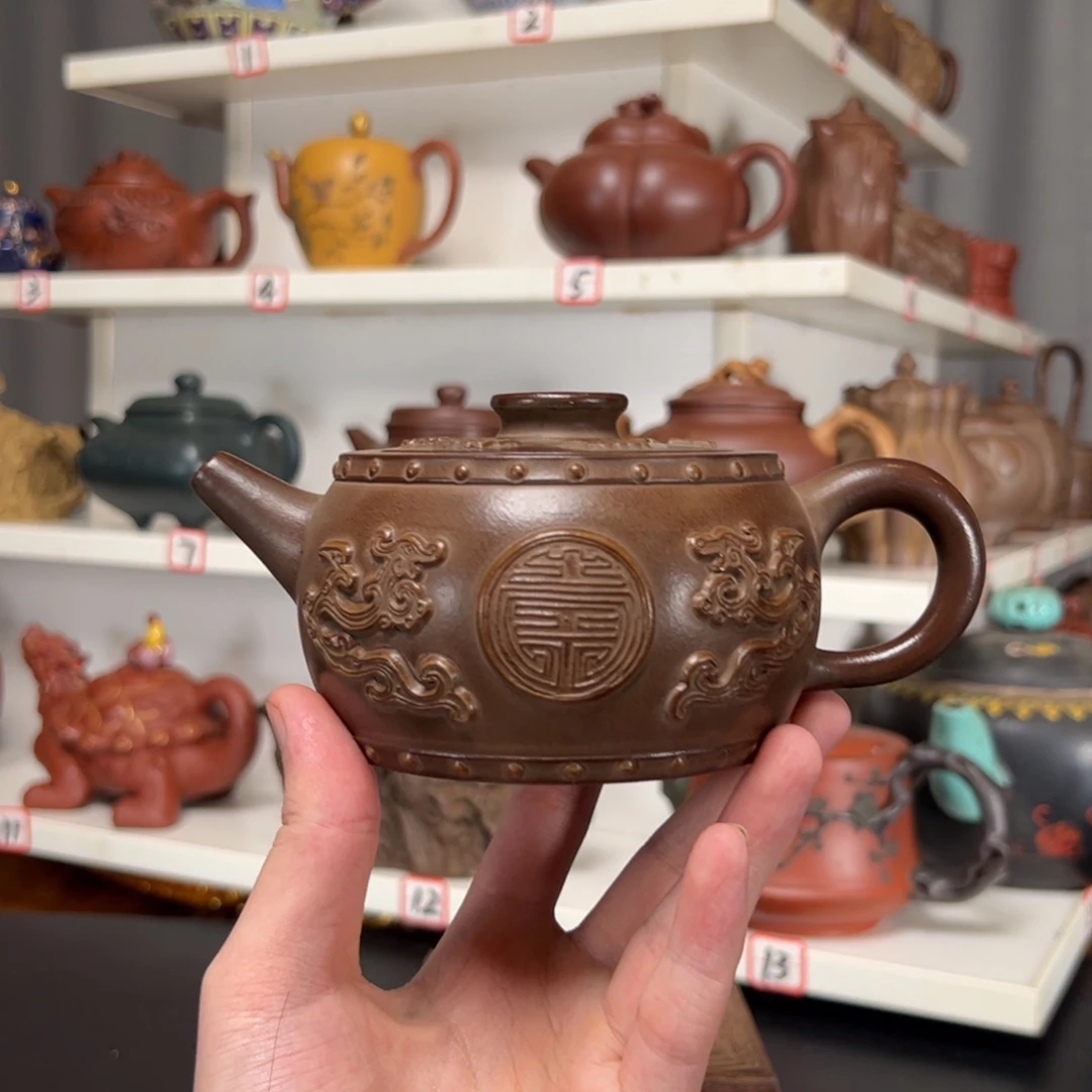 ****哥茶壶紫砂原矿紫砂