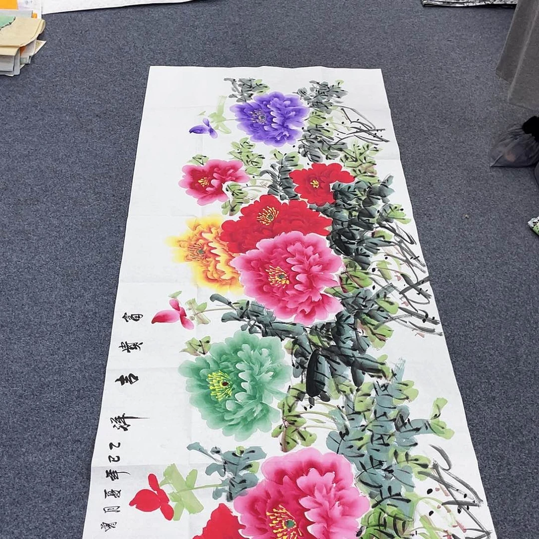 国画作品小姐姐放漏…