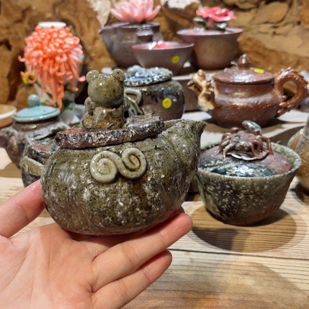 【闪购商品】柴烧茶具手工宝瓶222