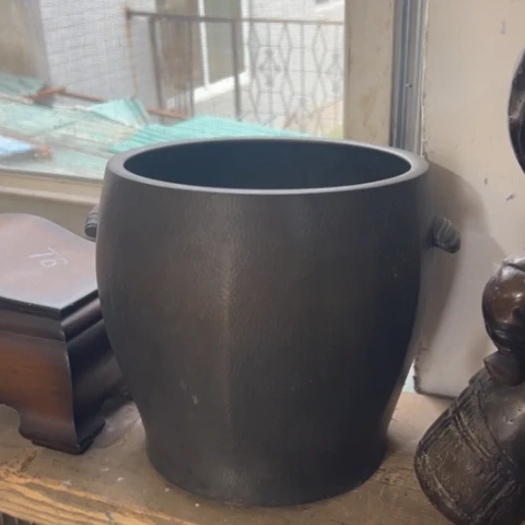 蜜安罐瓷香炉锡茶则