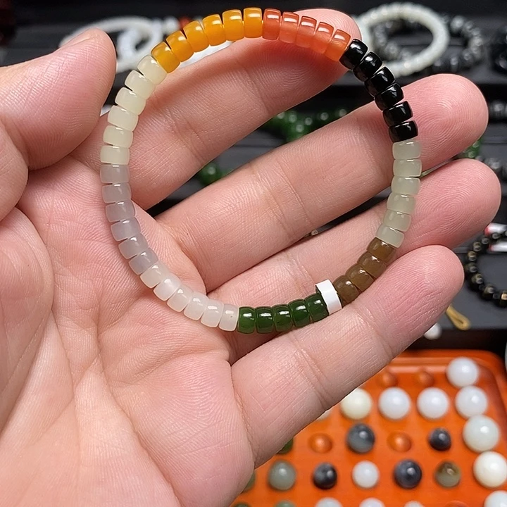 南红玛瑙未镶嵌手链