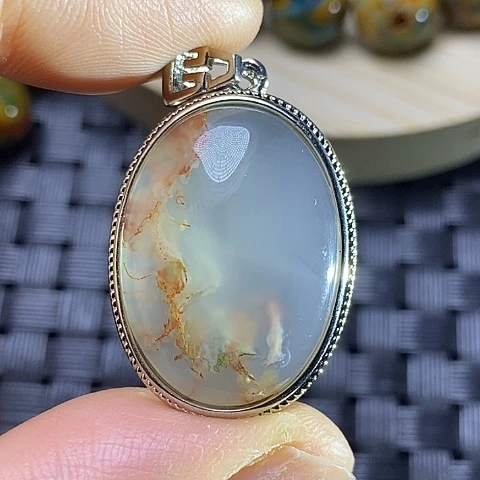 未镶嵌颈饰玛瑙/玉髓彭*