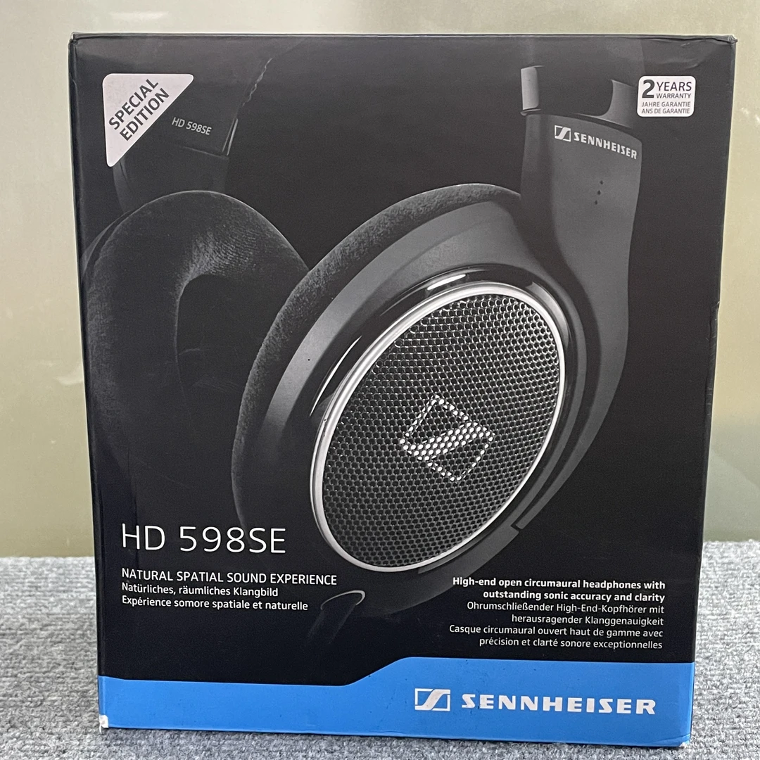 99新 SENNHEISER/森海塞尔 全套 HD598se有线开放式头戴耳机