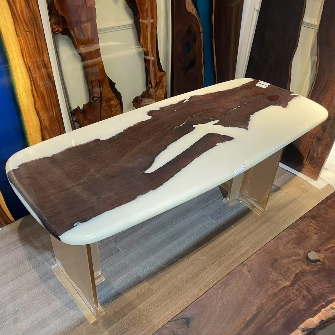 DZ-11 树脂大板书桌茶桌【1.62米】1620*860*4.5-送脚