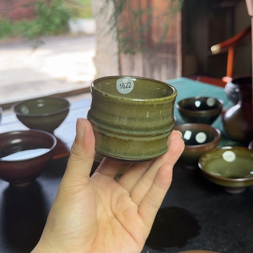 茶盏1622 秋罗柴烧手工主人杯