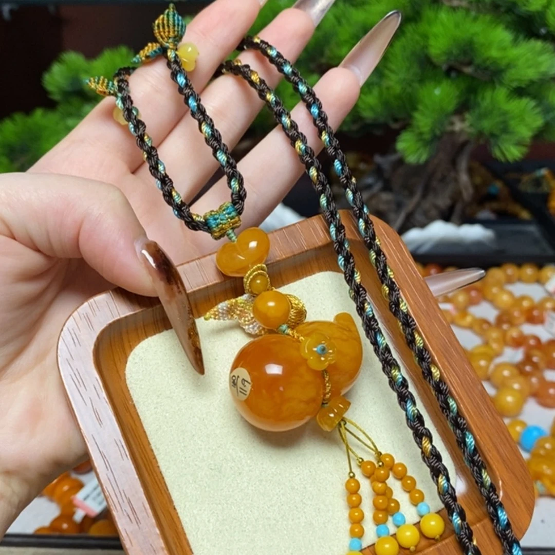 【闪购商品】蜜蜡颈饰未镶嵌项链