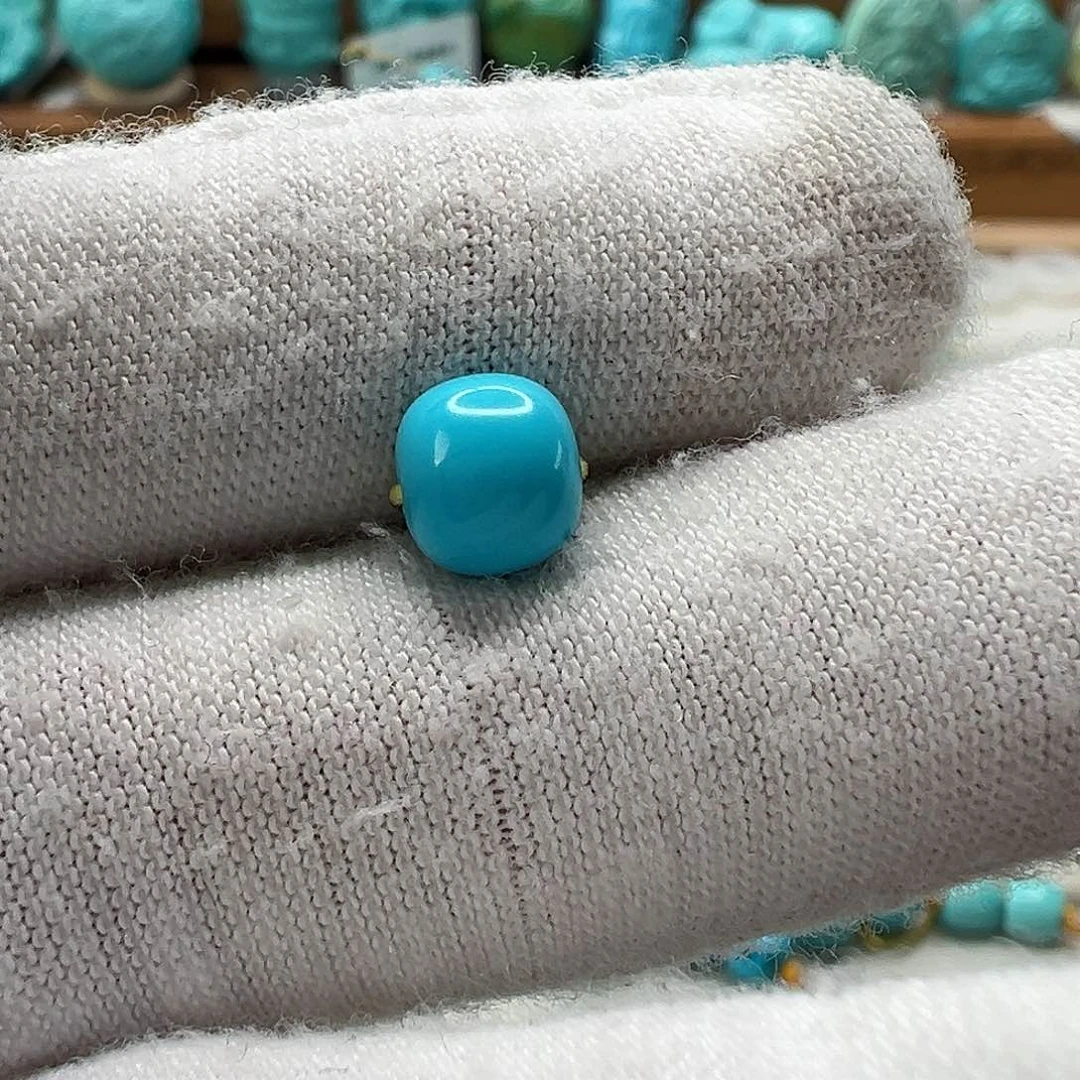 绿松石老型珠 未镶嵌