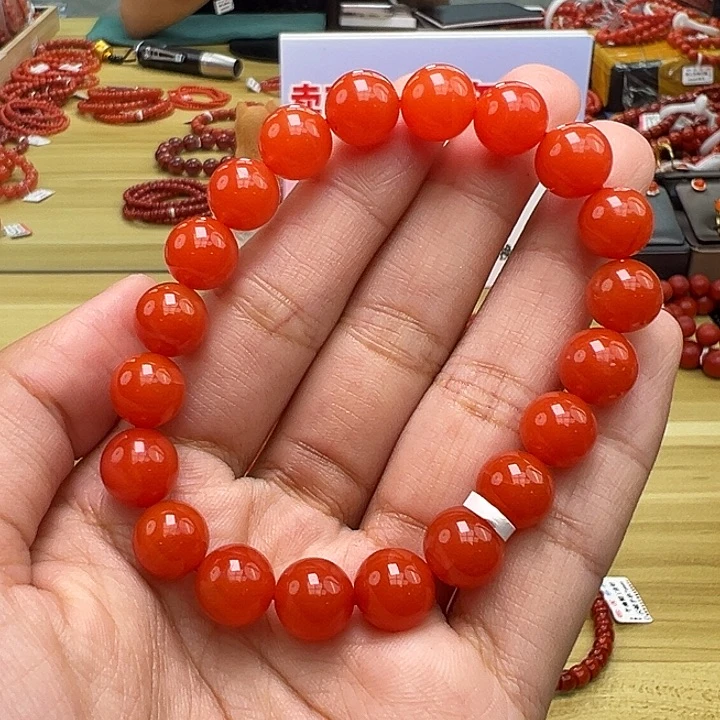 南红玛瑙多样性发一，卡9mm➕未镶嵌