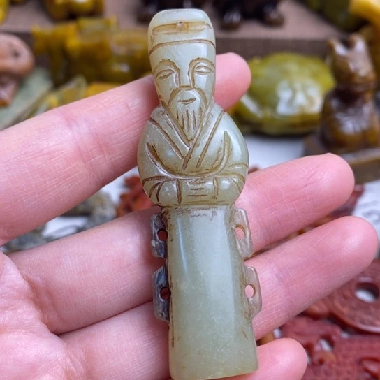 蛇纹石玉未镶嵌颈饰112