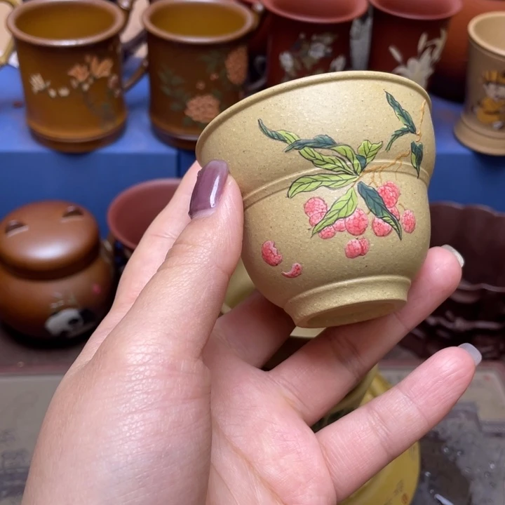 紫砂茶杯紫砂主人杯