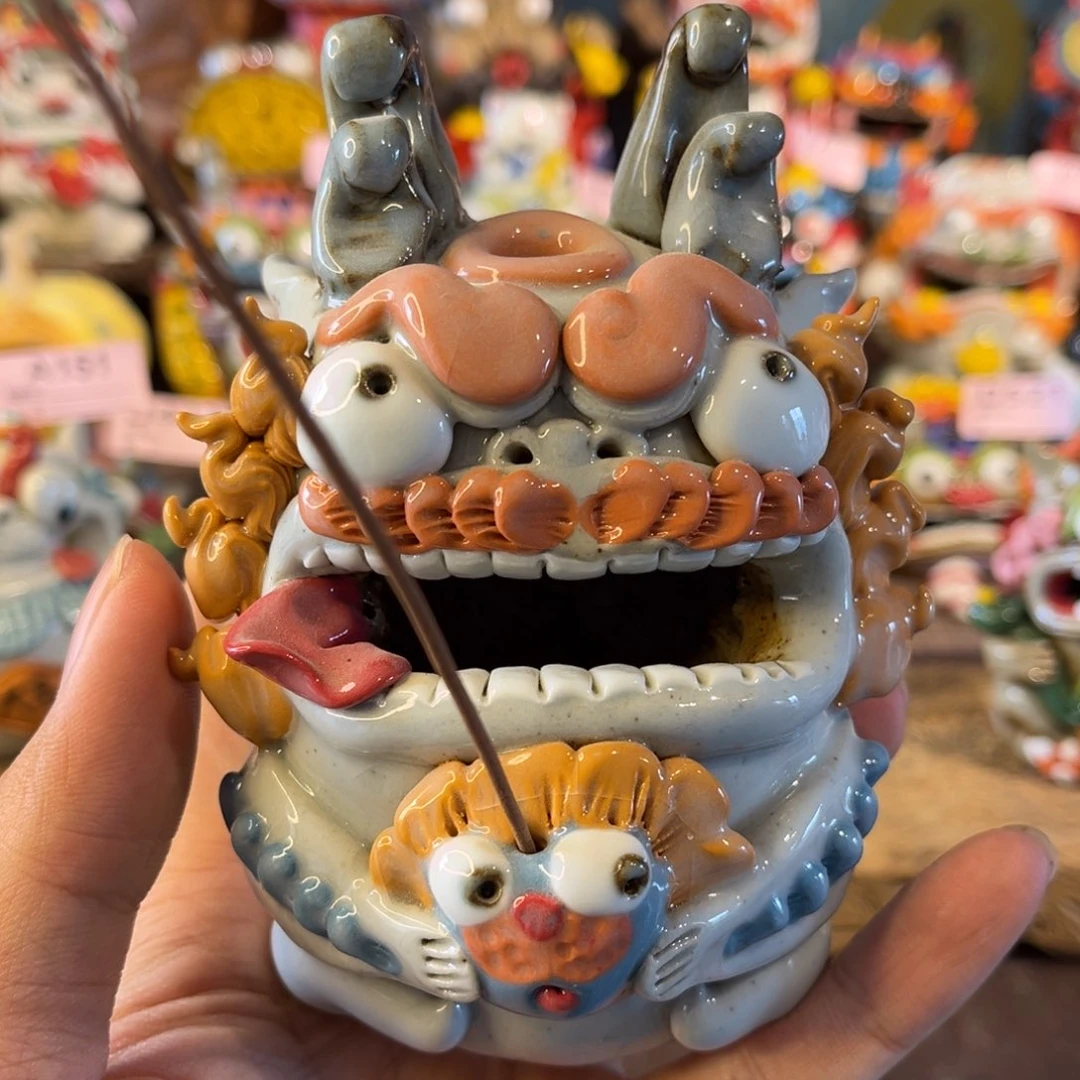 泥塑纯手工茶宠摆件