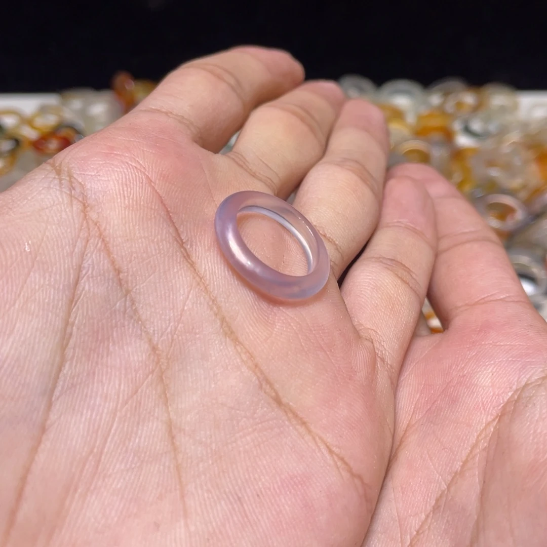 玛瑙/玉髓合金戒指2号港11 默认瑕疵
