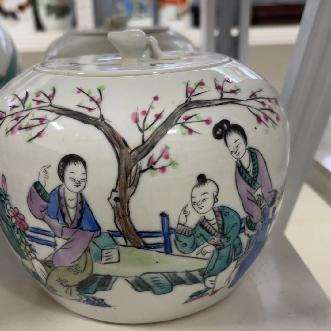 手绘陶瓷作品欣赏仿古