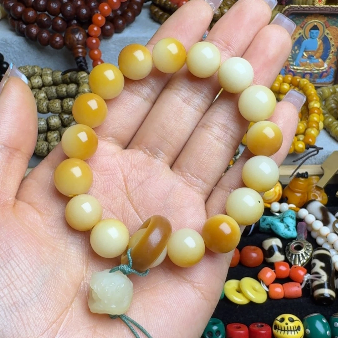 泥塑泥塑藏式手串菩提根