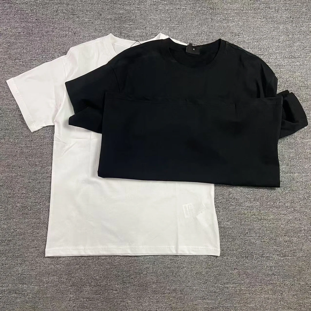 胸前英文刺绣鹰的圆领T恤2