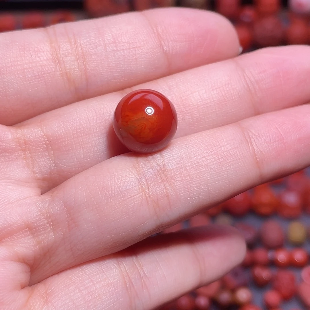 南红玛瑙单珠12➕未镶嵌冰**地