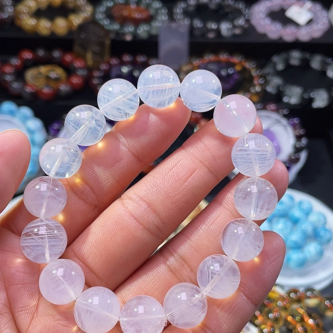 水晶手链未镶嵌蓝针