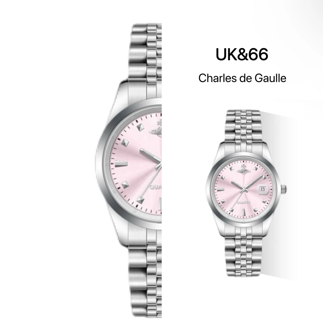 UK&66· 【冰莓粉】 土星/太后轻奢气质防水小众经典百搭腕表