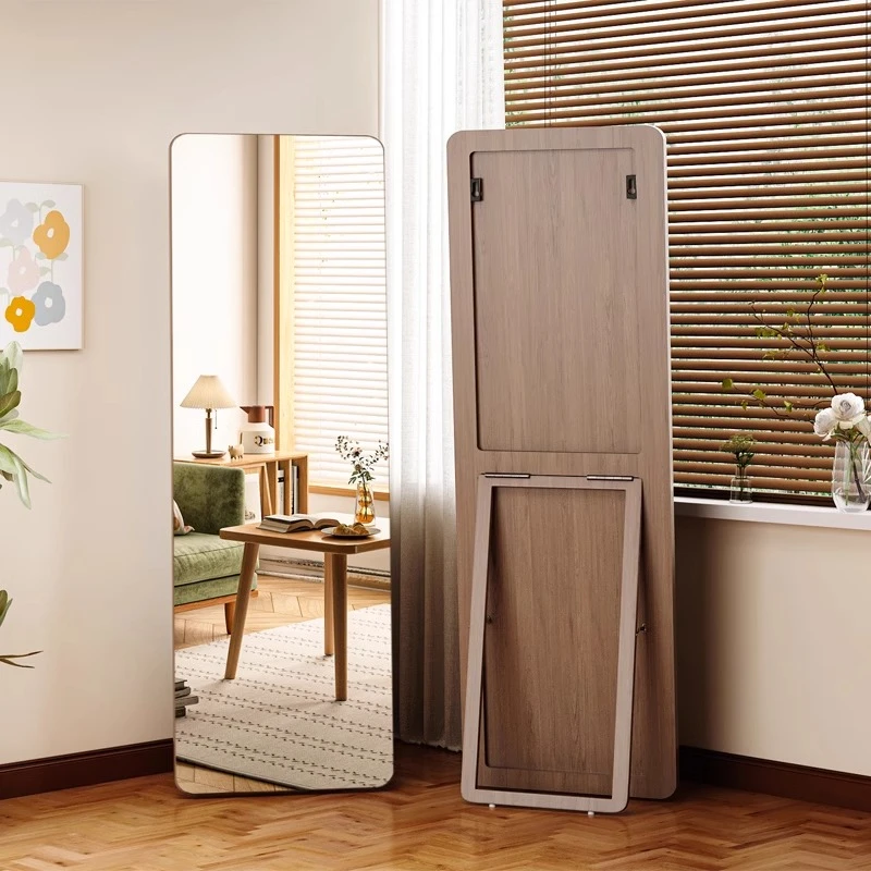 钢化玻璃穿衣镜落地式全身落地镜子家用卧室家具全身镜落地式