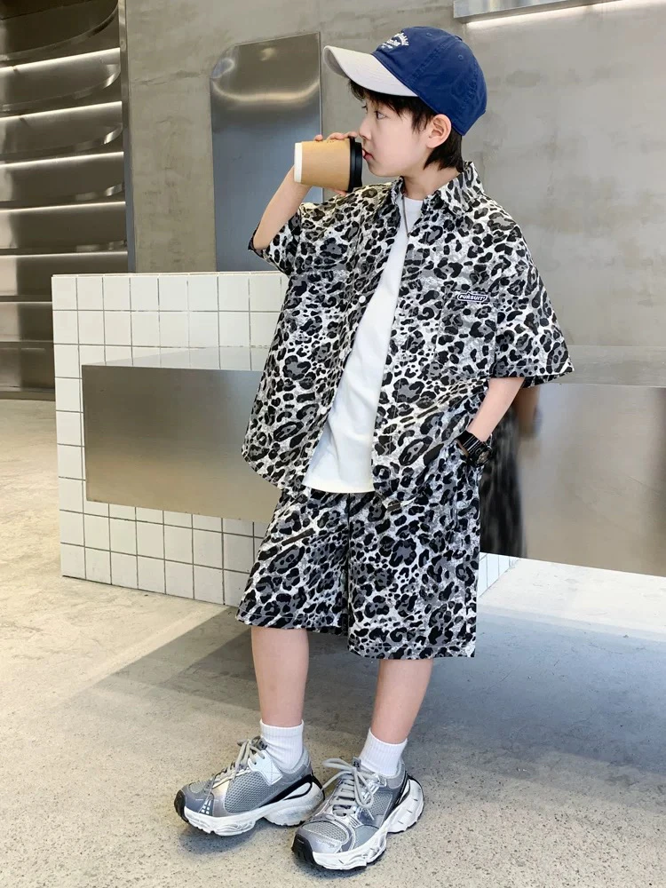 2107帅气潮流男童套装夏季