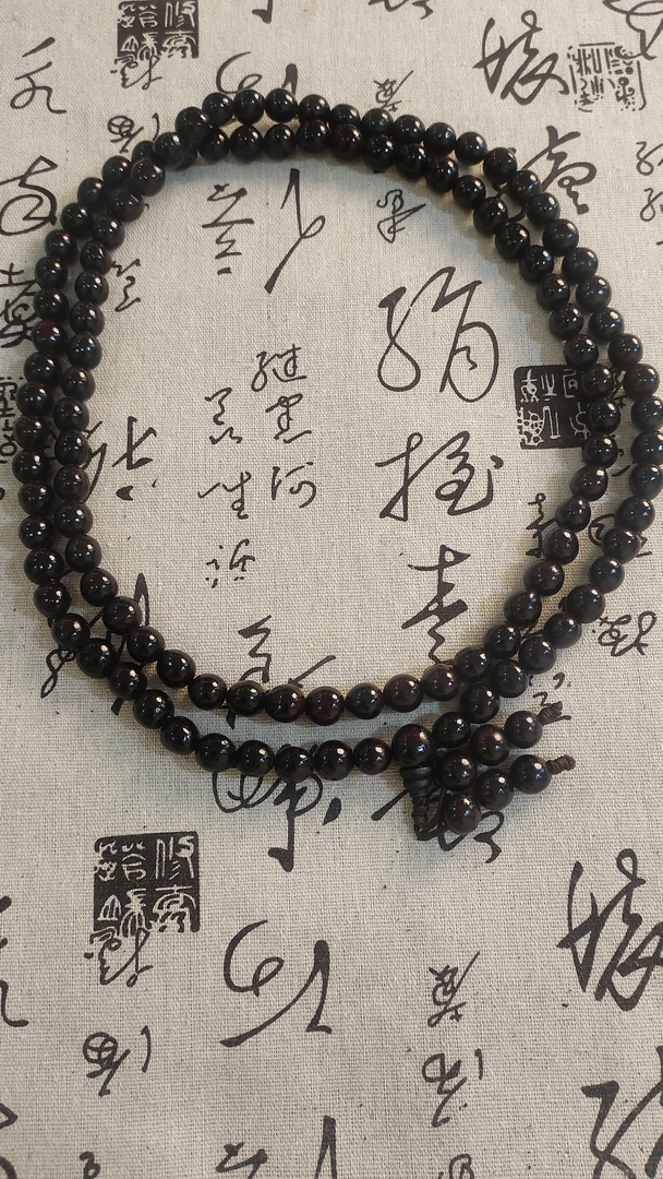 野生无患子长串挂脖串108颗