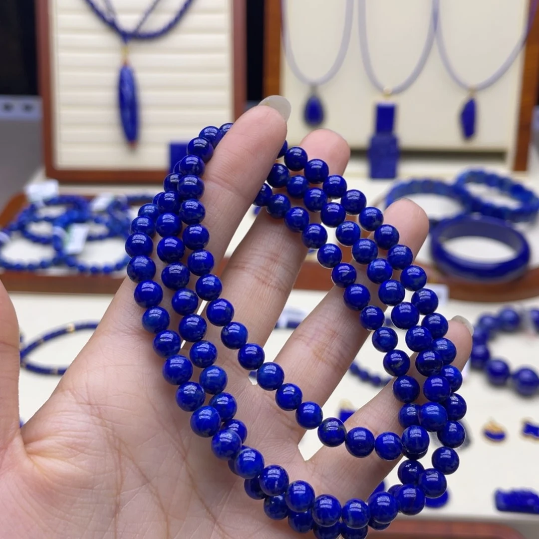 未镶嵌青金石手链6mm108