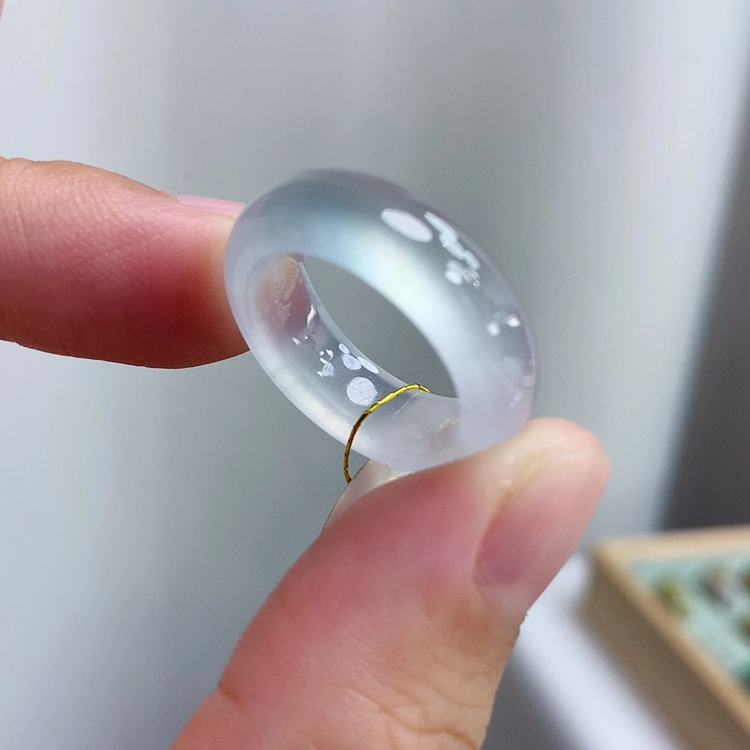 未镶嵌戒指翡翠11圈