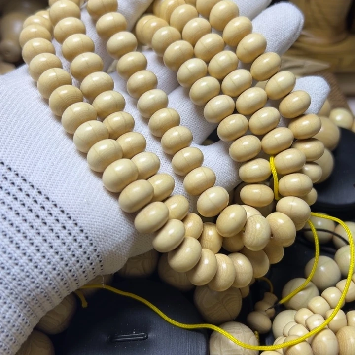 木质类五台山六道木原木精品1.2算盘108