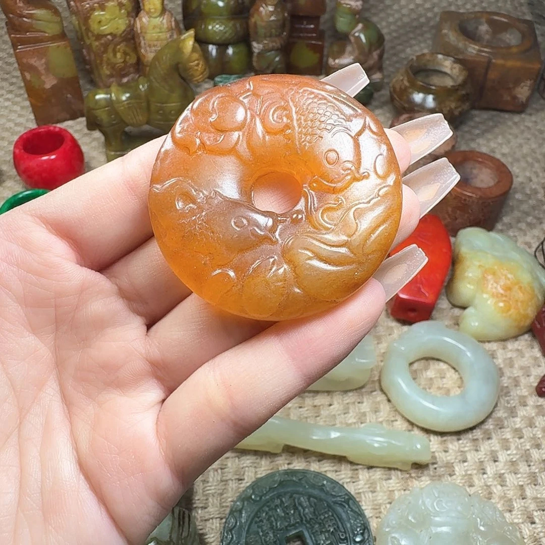 白玉菩提吊坠挂件