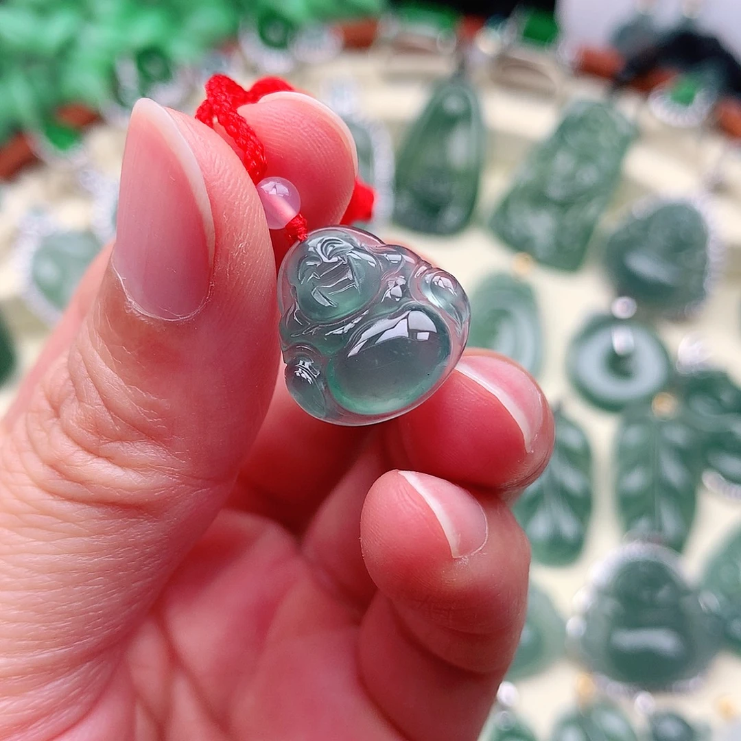 翡翠未镶嵌颈饰吊坠