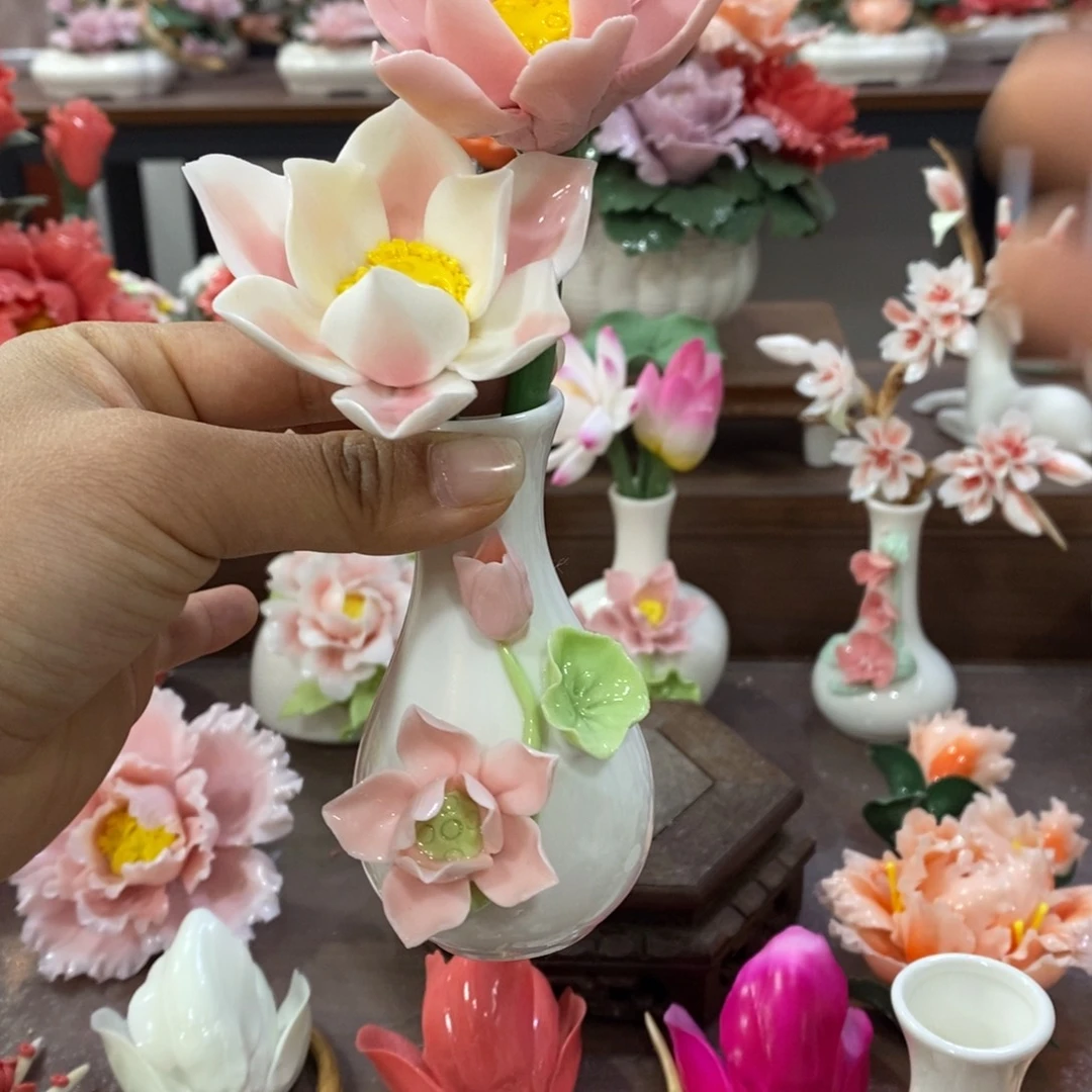 瓷片陶瓷工艺品摆件