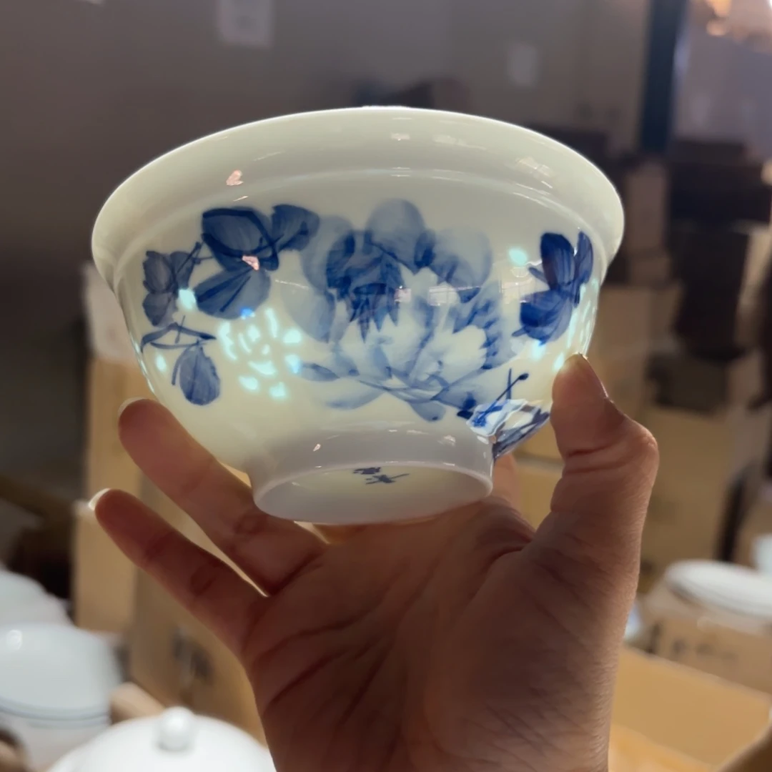 玉瓷景德镇陶瓷米饭两只好的