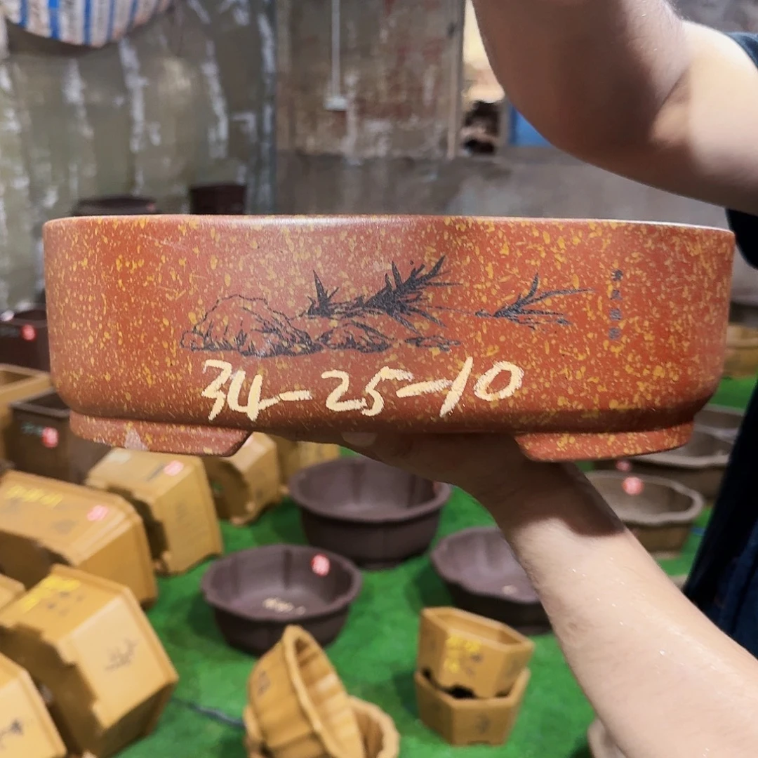 紫砂花盆紫砂花盆