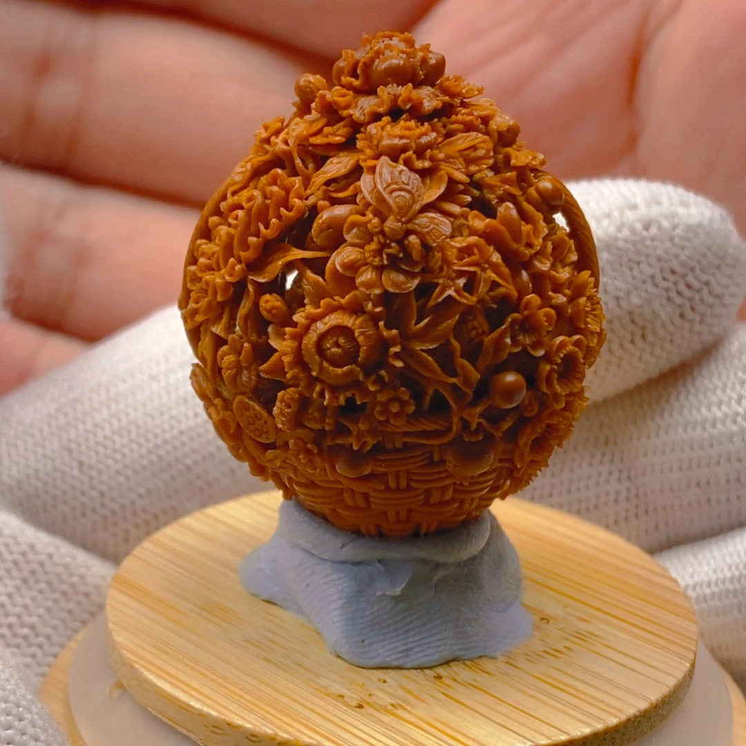 手串/手链橄榄核许忠英3.0满工～锦绣花篮