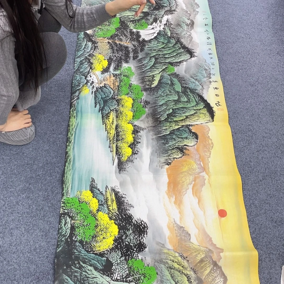 国画国画作品小姐姐放漏…