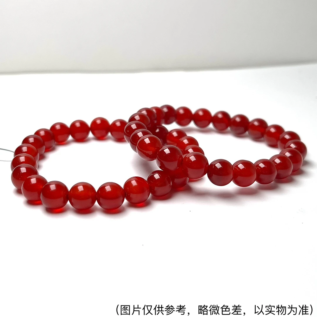 冰种红玛瑙手串8m+10mm 合集 FX-6013（多样性发其一）