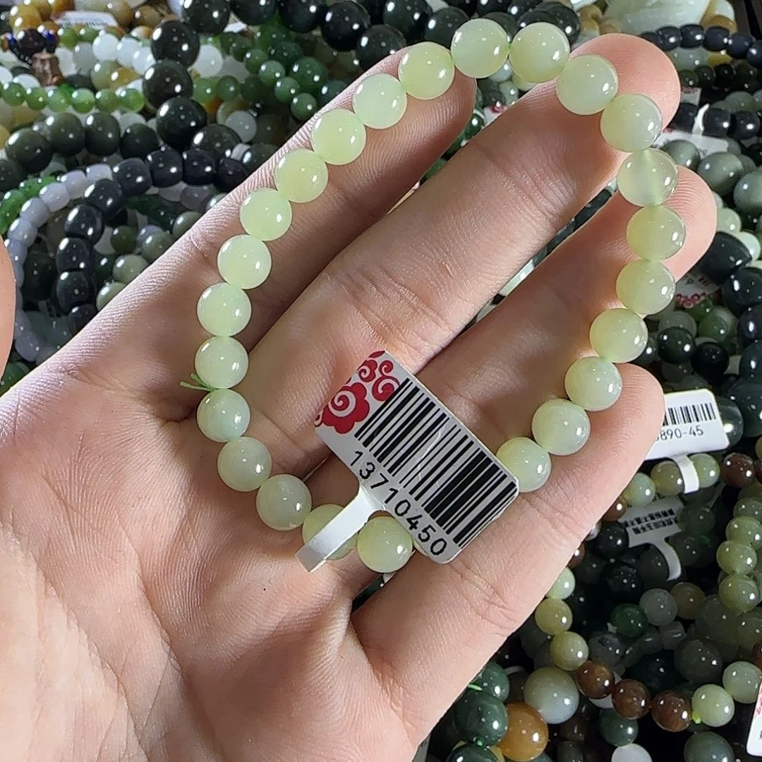 和田玉手链未镶嵌424