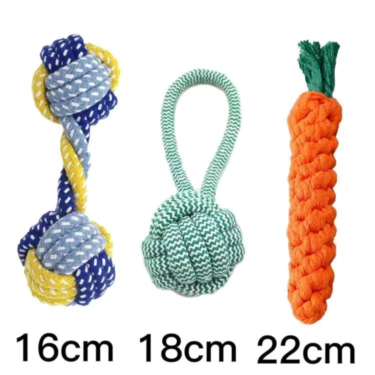 批发狗狗磨牙耐咬棉绳玩具球适合小中大型犬泰迪宠物用品