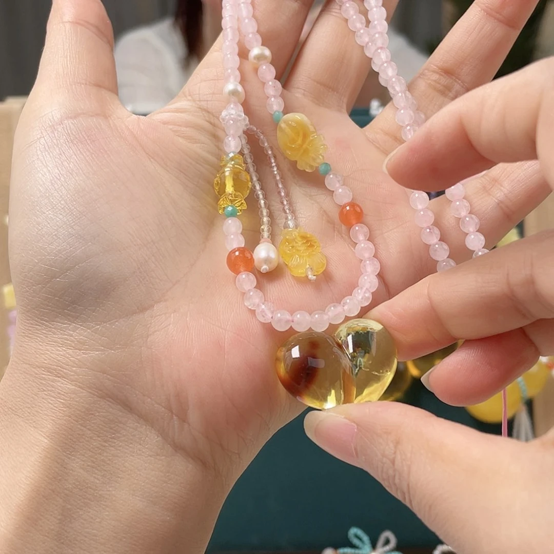 未镶嵌琥珀裸石琥珀吊坠