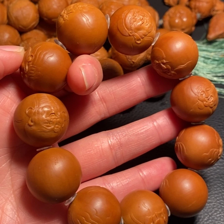 橄榄核手串/手链中**香十八罗汉