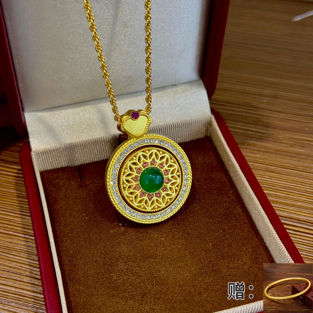 【斌总专属】精美时尚八宝罗盘玛瑙吊坠