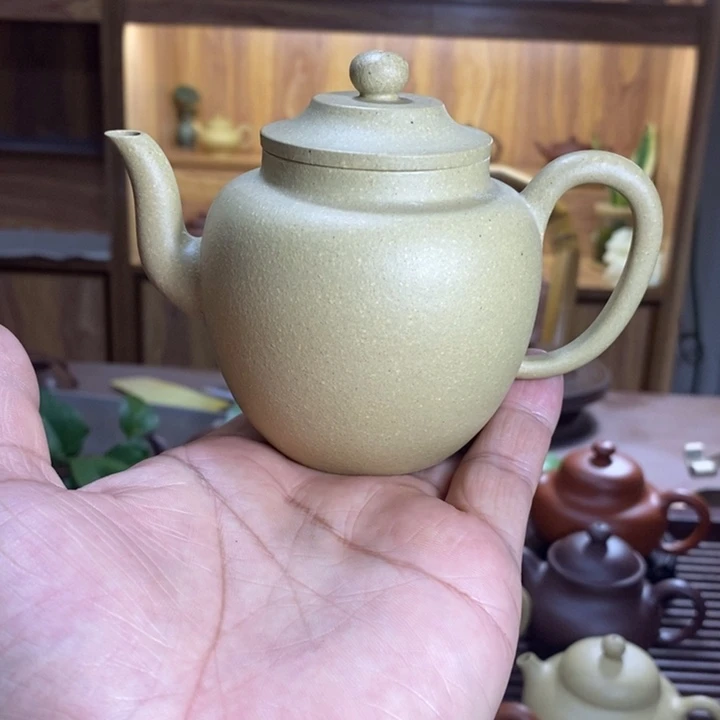 紫砂茶壶雪*梨皮泥，半手工