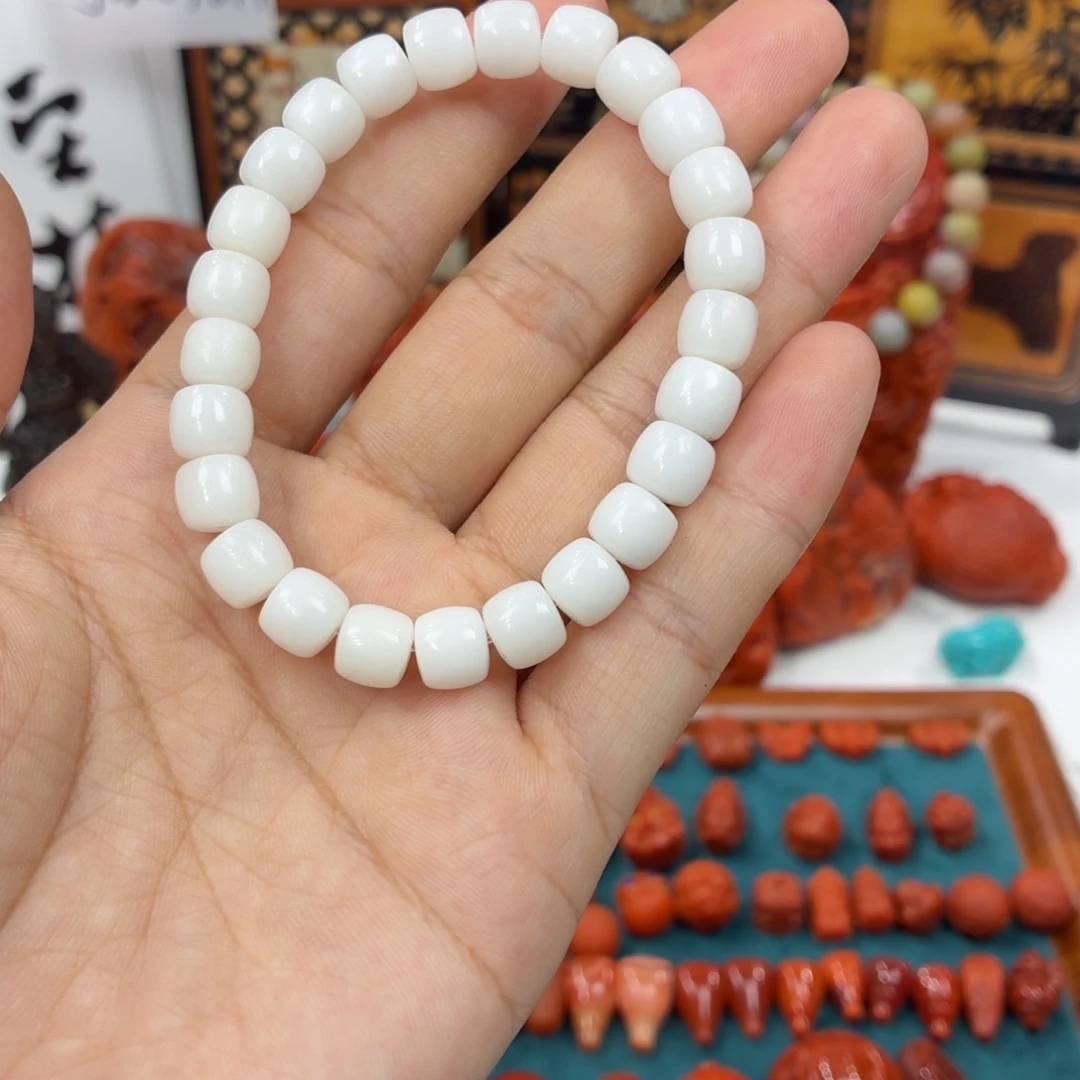 和田玉（糖玉）未镶嵌手链7.8mm