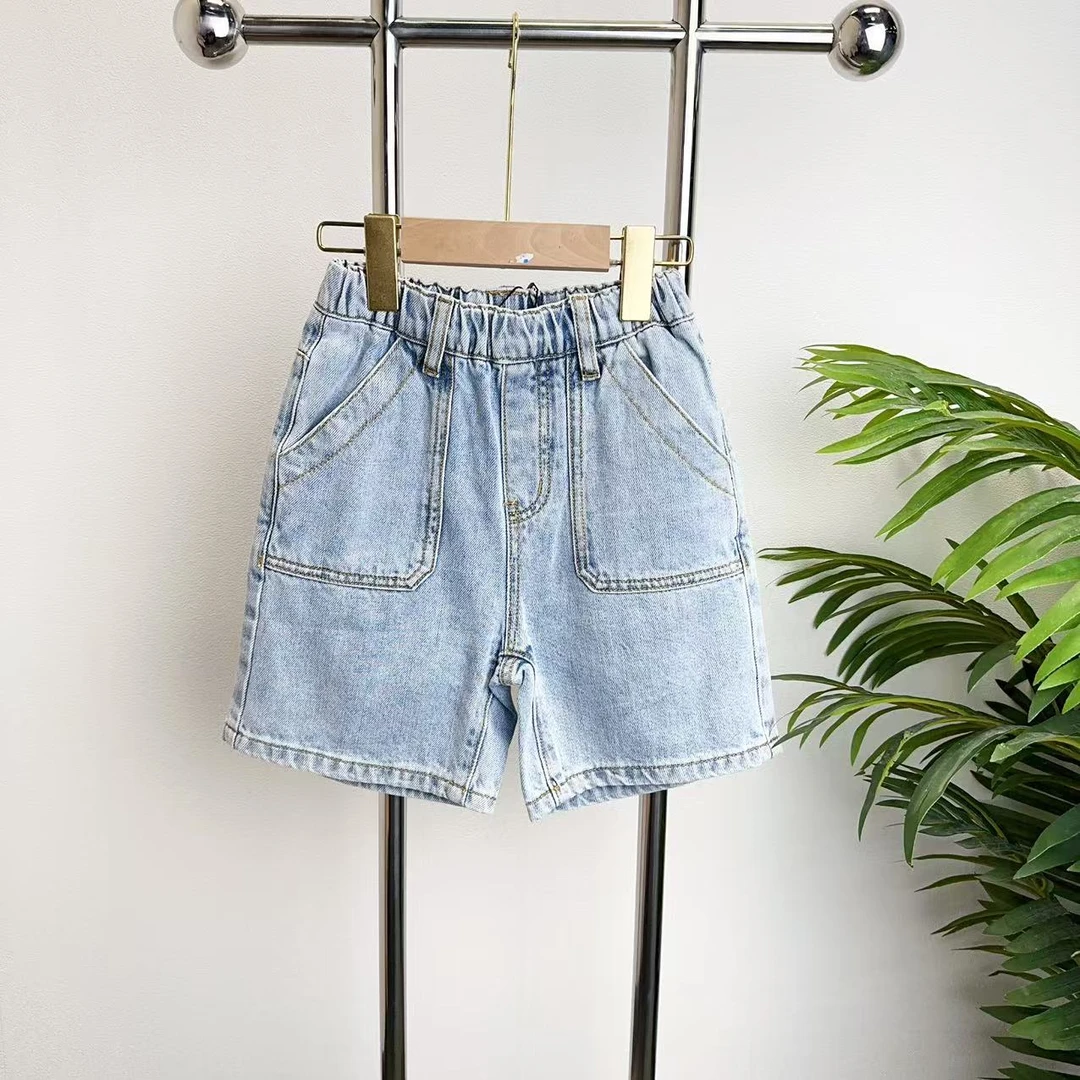 【1652A】牛仔浅蓝牛仔短裤B2-13