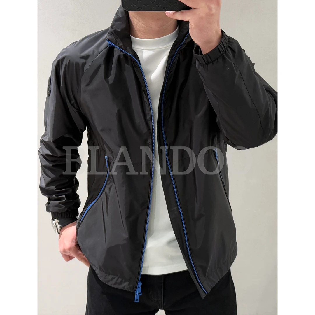 BLANDOO "25SS”  男士简约百搭拼接设计感夹克9635